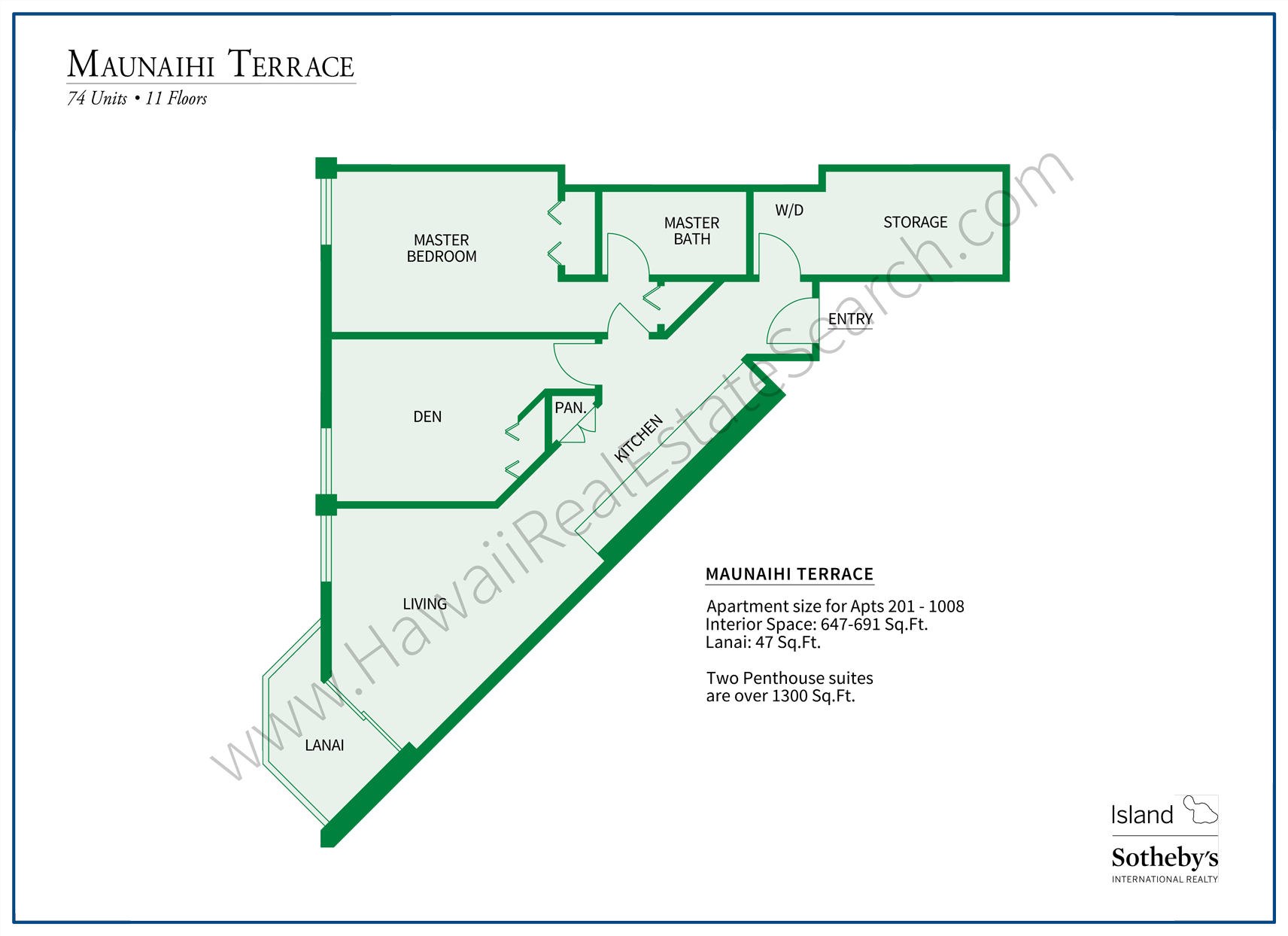 Maunaihi Terrace Floorplan